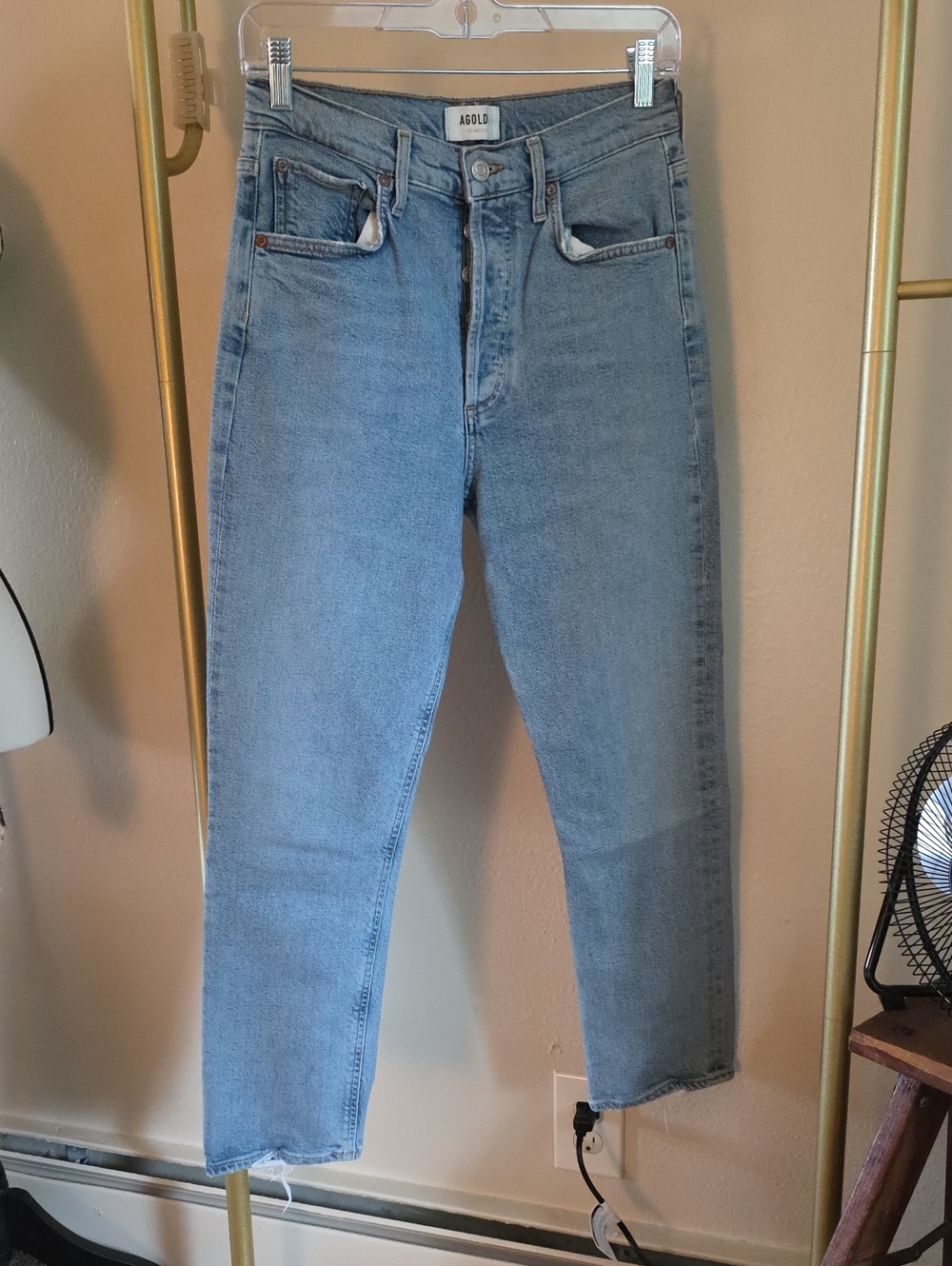 Agolde Riley Crop Straight Leg 1255 Size 26